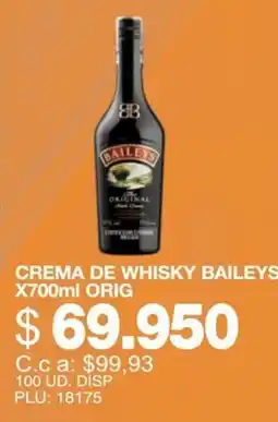 Mercar Baileys crema de whisky orig oferta