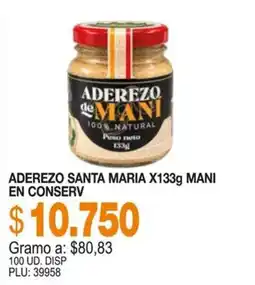 Mercar Aderezosanta maria mani oferta