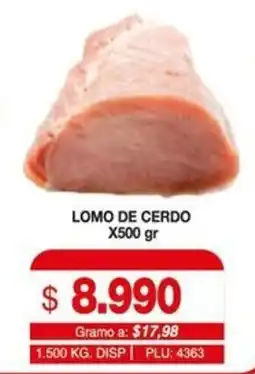 Mercar Lomo de cerdo oferta
