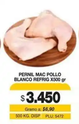 Mercar Pernil mac pollo blanco refrig oferta