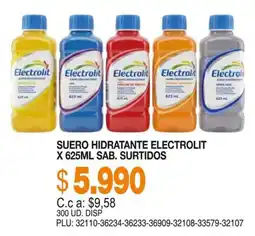 Mercar Electrolit suero hidratante electrolit x 625ml sab. surtidos oferta