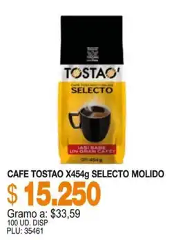 Mercar Cafe tostao selecto molido oferta