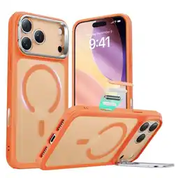 Falabella Funda con Soporte para iPhone 17 Pro Naranja Esmerilado oferta