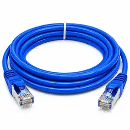 Falabella Cable De Red Ethernet RJ45 CAT5E 5 Metros UTP Alta Velocidad Azul oferta