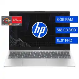 Falabella Portátil 15-fc0353la AMD Ryzen 5 7530U 8GB RAM 512GB Windows 11 Home oferta