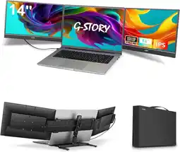 Falabella Extensor Triple Pantalla 14 FHD 1080P Para Laptop oferta