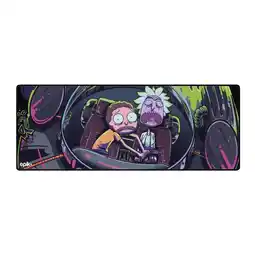 Falabella Mouse Pad Gamer Xl Largo Antideslizante Con Diseños Rick and Morty Nave oferta