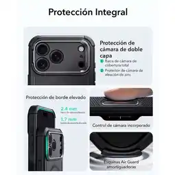 Falabella Funda Antigolpes con Soporte para iPhone 17 Pro Negro oferta