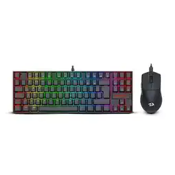 Falabella Combo Teclado Y Mouse Gamer S145 WIRED RGB SP-RED Con Escritura Estable oferta