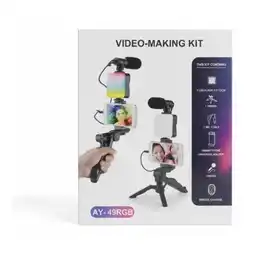 Falabella Kit De Video Trípode Con Micrófono Y Luz Rgb Ay-49rgb oferta