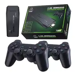 Falabella Consola Doble Mando Juegos Retro 10000 + Inalámbrico 64g oferta