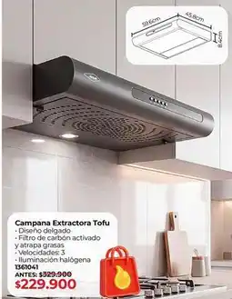 Easy Campana extractora tofu 1361041 oferta