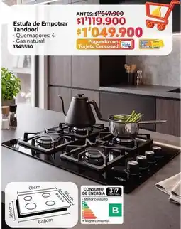 Easy Estufa de empotrar tandoori oferta