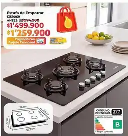 Easy Estufa de empotrar 1359069 oferta
