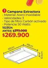 Easy Campana extractora 1523124 oferta