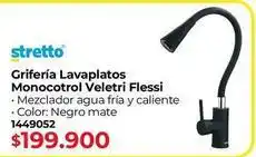 Easy Stretto - grifería lavaplatos monocontrol veletri flessi 1449052 oferta