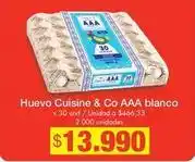 Metro Cuisine & co - huevo aaa blanco oferta