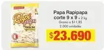Metro Papa rapipapa - corte 9 x 9 oferta