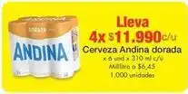 Metro Andina - cerveza dorada oferta