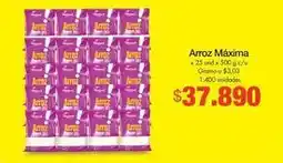 Metro Máxima - arroz oferta