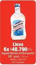 Metro Antioqueño - aguardiente 29° azul oferta