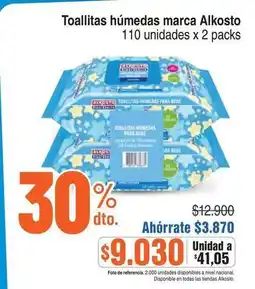 Alkosto Alkosto - toallitas húmedas oferta