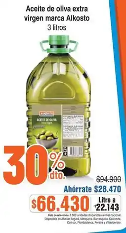 Alkosto Alkosto - aceite de oliva extra virgen oferta