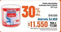 Alkosto Alkosto - toallas desechables multiusos oferta