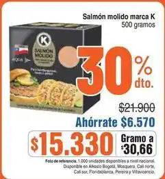 Alkosto Nacional - salmón molido oferta