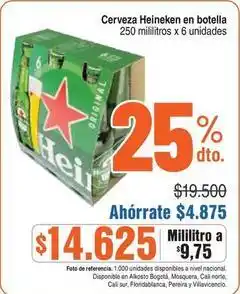 Alkosto Heineken - cerveza en botella oferta