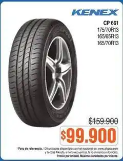 Alkosto Kenex - cp 661 175/70r13 165/65r13 165/70r13 oferta