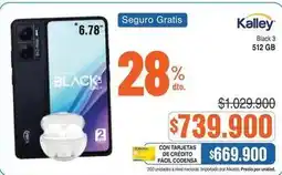 Alkosto Kalley - black 3 512 gb oferta