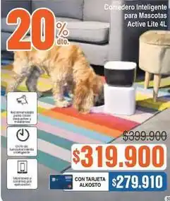 Alkosto Alkosto - comedero inteligente para mascotas active lite 4l oferta