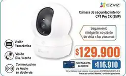 Alkosto Visión - cámara de seguridad interior cp1 pro 2k (3mp) oferta