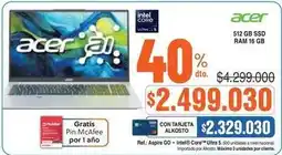 Alkosto Acer - aspire go core i5 oferta