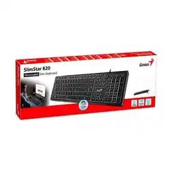 Falabella Teclado Genius Slimstar 820 retroiluminado y conexión usb Ultradelgado oferta