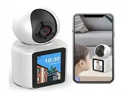 Falabella Cámara de Seguridad Inteligente WiFi con Pantalla Integrada y Videollamada Bidireccional oferta