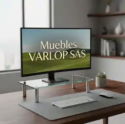 Falabella Soporte Base Elevador Para Monitor En Vidrio 58x21 Cm - 5 Mm Vidrio Bases Plata oferta