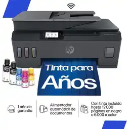 Falabella IMPRESORA MULTIFUNCIONAL SMART TANK 530 A COLOR WI-FI SMART APP ADF 1 AÑO DE GARANTIA oferta