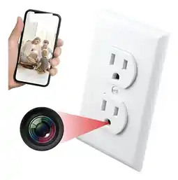 Falabella Cámara De Seguridad Espia Oculta Tipo Enchufe Wifi Pared App oferta