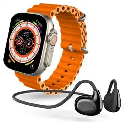 Falabella Smartwatch Sport H8 Ultra Con Audífonos Air Conduction Bluetooth 5.3 oferta
