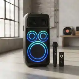 Falabella Parlante Bluetooth 8 Pulgadas DP-936 Karaoke RGB Con Micrófono oferta