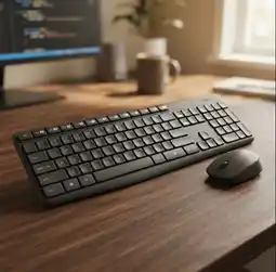 Falabella Mk235 Teclado Y Mouse Inalámbricos Negro oferta
