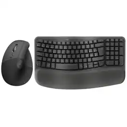 Falabella Teclado Ergonómico Inalámbrico Wave Keys + Mouse Ergonómico Avanzado Lift Left oferta