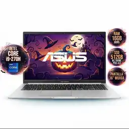 Falabella VIVOBOOK X1605VAPBF-MB239 INTELCORE I9 270H, DDR5 16GB, SSD 512GBM.2 NVME PCIE 4.0 oferta