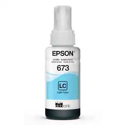 Falabella Tinta 673 Original Light Cian Para Impresoras Ecotank L800 L805 L810 L850 X1 oferta