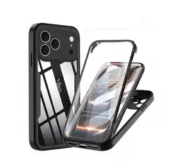 Falabella Estuche Protector Case Funda Full 360 Para Iphone 17 Pro Negro oferta