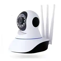 Falabella Cámara de Seguridad IP Robótica Wi-Fi 3 Antenas con Visión Nocturna y Detección de Movimiento oferta