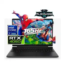 Falabella Portatil Gamer Alienware 15 Core 7 240H 48 512 SSD RTX 4050 6 GB Negro 15,3 WUXGA 165 Hz oferta