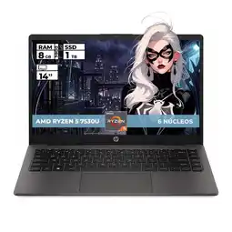 Falabella PORTATIL 245 G10 RYZEN 5-7530U 8GB RAM 1TB SSD 14'' FHD COLOR NEGRO oferta